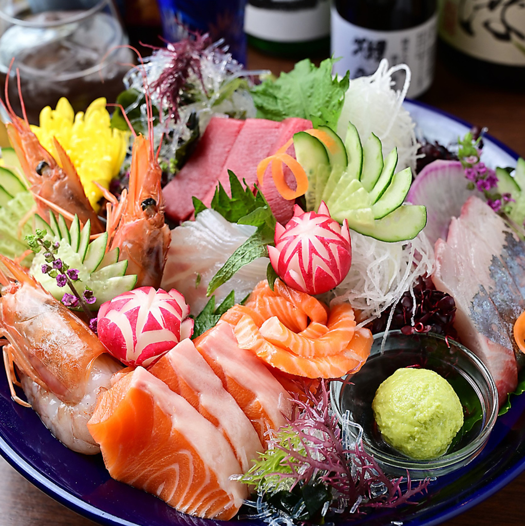 焼津港直送の鮮魚と店主が市場で毎日仕入れる鮮度抜群の魚介！是非ご賞味下さい！