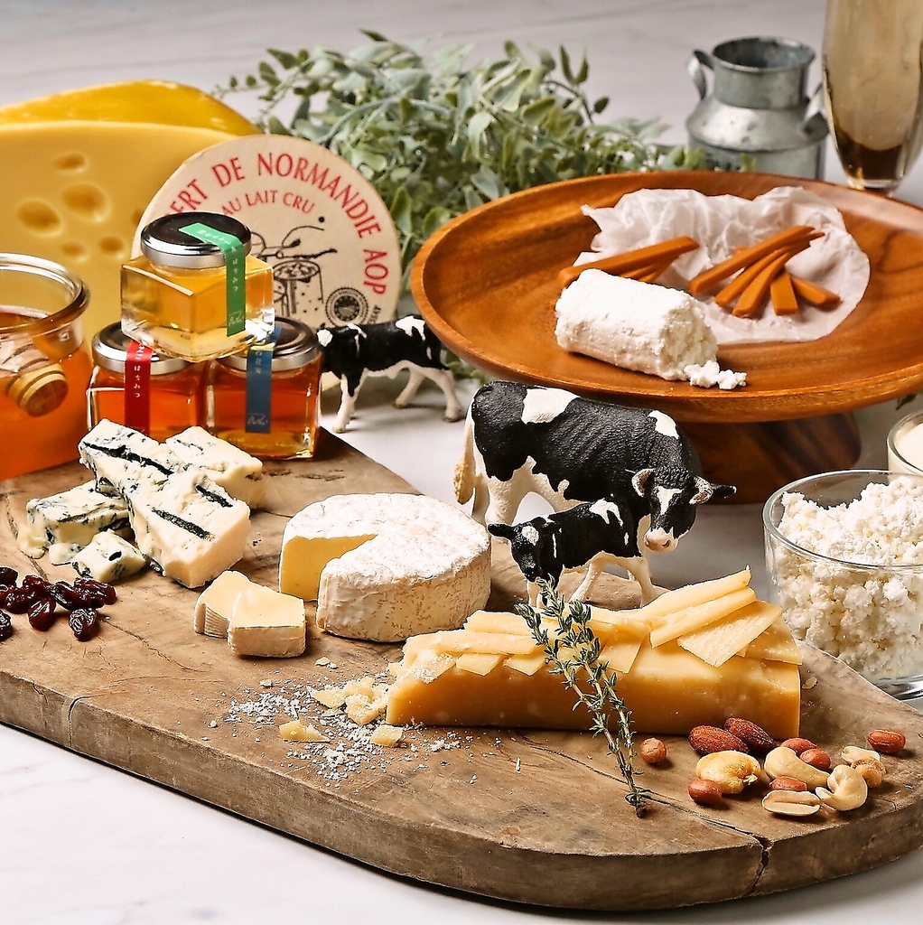 【チーズワゴン】北海道根釧地区のフレッシュチーズをはじめハードタイプもご用意