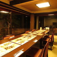 大小個室を多数ご用意