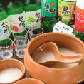 【韓国のお酒】マッコリやチャミスルなどの韓国のお酒ごゆいしてます！食べ飲み放題コースでも楽しめます！