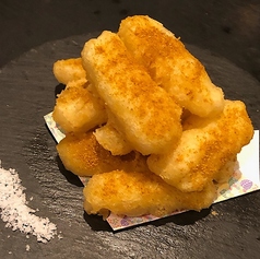 山芋の天ぷら　カレー塩で