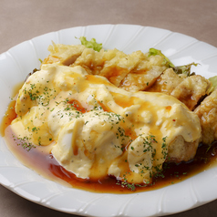 タルタル南蛮定食（ミニサラダ＆スープ付き）