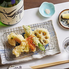 天ちら 蕎麦 あ まるとのコース写真