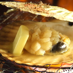 活ホタテバター焼き
