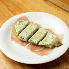 揚げ茄子と生ハムの冷菜