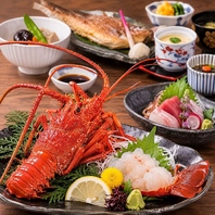 伊勢海老炉端と名物あて巻き寿司を堪能◎