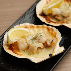 帆立醤油バター焼き