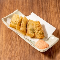 長芋の唐揚げ　明太マヨソース