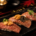 料理メニュー写真&nbsp;和牛肉寿司 1pc