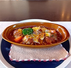 ミニハンバーググラタン仕立ての写真