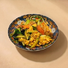 豚肉とキクラゲの卵炒め