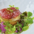 料理メニュー写真&nbsp;ディナーコース「ビストロ」メインの和牛料理&選べるデザート付き