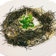 海老と生海苔のクリームパスタ
