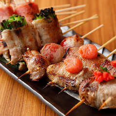 自慢の巻き串 野菜巻き　おまかせ5種盛り