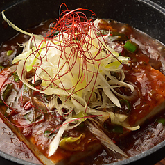 おつまみ 四川風鉄板”麻婆豆腐”