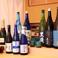 日本酒も取り揃えております