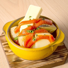 明太ぶっかけオーブンじゃがバター