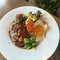 手ごねハンバーグ ロコモコ丼
