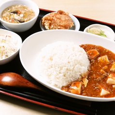 マーボー丼定食