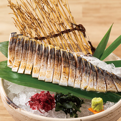 炙り〆鯖の半身盛り