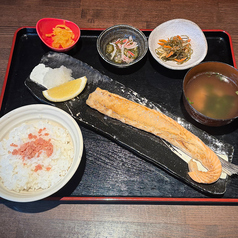 （数量限定）サーモンハラス焼き定食