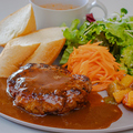 料理メニュー写真 ROY CAFE手作りハンバーグステーキ