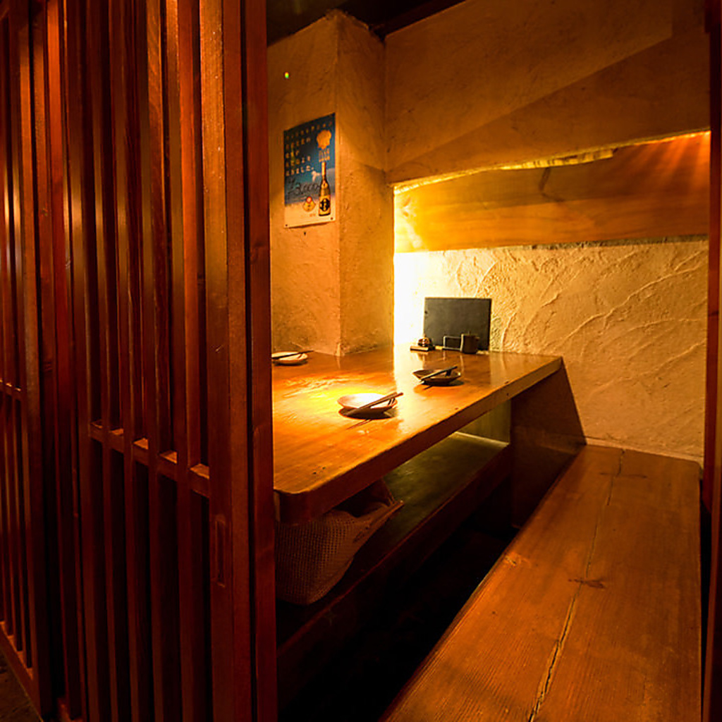 デートでも使える個室もご用意！