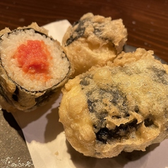 たらこバター醤油おにぎりの天ぷら