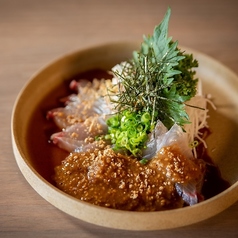 博多で食べた胡麻カンパチ