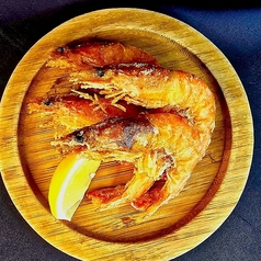 丸ごと食べられる　えびの唐揚げ