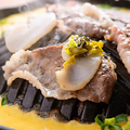 料理メニュー写真&nbsp;チャドルバギたいらぎ貝セット(ブリスケ・たいらぎ貝・高菜) 1人前