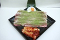 料理メニュー写真 抹茶と熟成キムチ　豚バラのセット　　　　　　　（1人前）1290円
