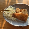 料理メニュー写真&nbsp;あぐー豚の串カツ(2本)