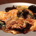 料理メニュー写真&nbsp;ふわとろ卵とキクラゲと豚肉の炒め餡