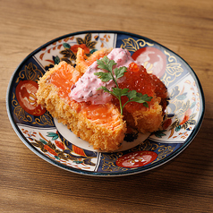 サーモンいくらレアカツ