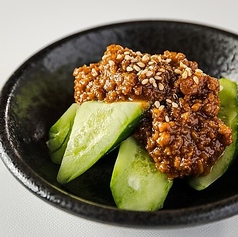 ピリ辛肉味噌きゅうり