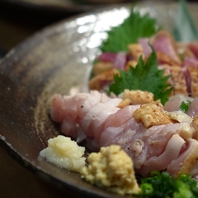薩摩直送とり刺し