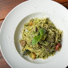 淡路島バジルと鶏ひき肉のジェノベーゼ タリオリーニ