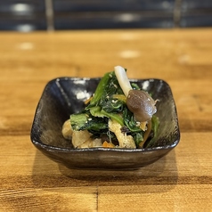 小松菜と油揚げの煮びたし