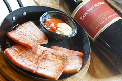 厚切りベーコンソテー