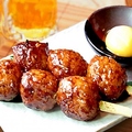料理メニュー写真&nbsp;軟骨入り大きなつくね（月見付き）