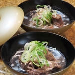 じっくり煮込んだ茹でたんは絶品です！たんの食感、旨味が出たスープはお酒が止まりません☆