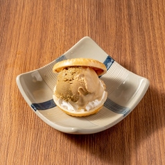 ほうじ茶アイスもなか