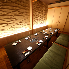 12名様用掘りごたつ型完全個室です