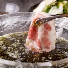 【当店名物】宝石鍋のしゃぶしゃぶ