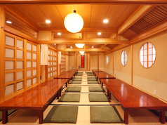 8名様用4部屋ございます。最大20～40名可。