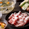 料理メニュー写真&nbsp;純粋金華豚しゃぶしゃぶ 1人前