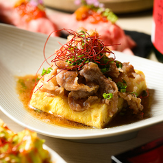 自家製肉出汁乗せ出汁巻き卵