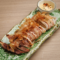 花鰹とスルメイカの丸焼き