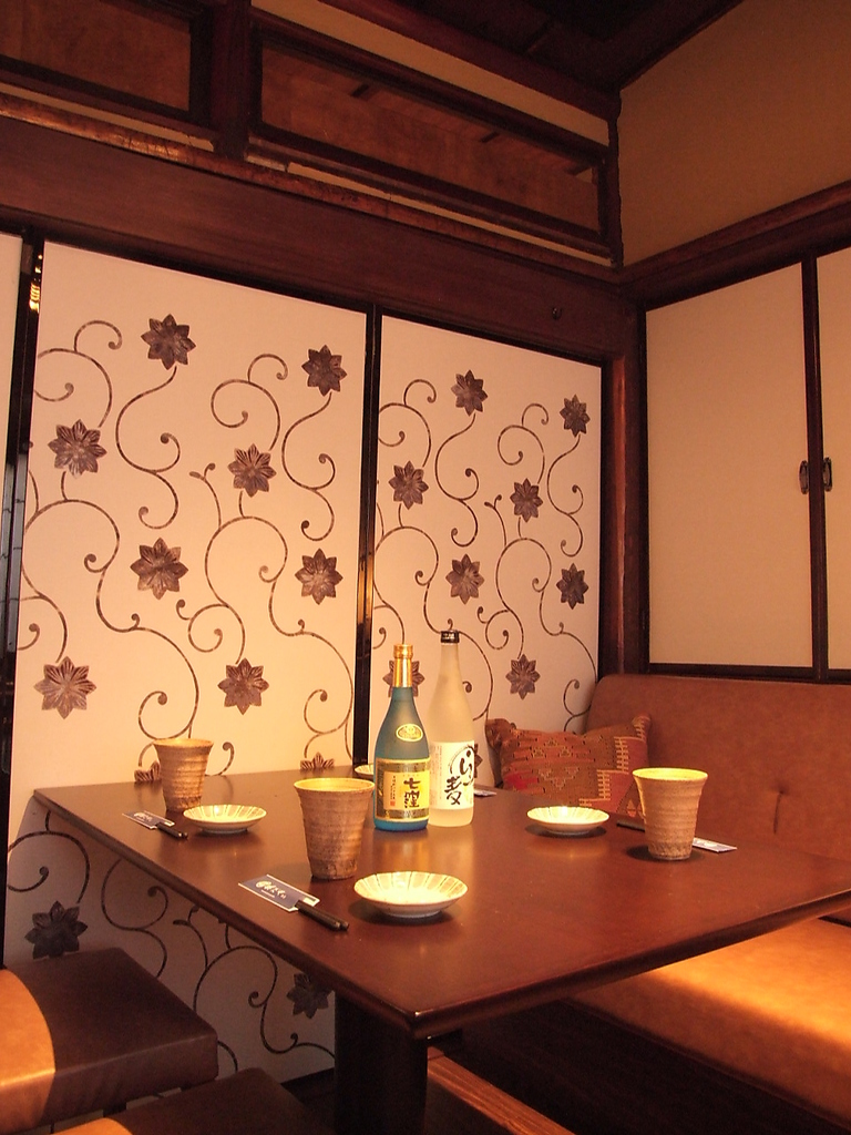 個室あり。少人数での宴会・飲み会にぴったり。